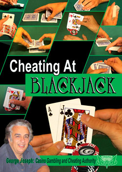 Book cover: Cheating at Blackjack with cards.